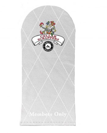 Members Only Club Head Cover with White Text